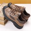 Fashion New Platform Leather Non-slip Outdoor Sneakers for Men Fashion Soft-soled Light Men's Shoes Designer Casual Sport Zapatos Hombre