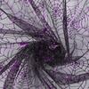 Purple Spider Web Organza Fabric for Halloween Decorations & Costumes