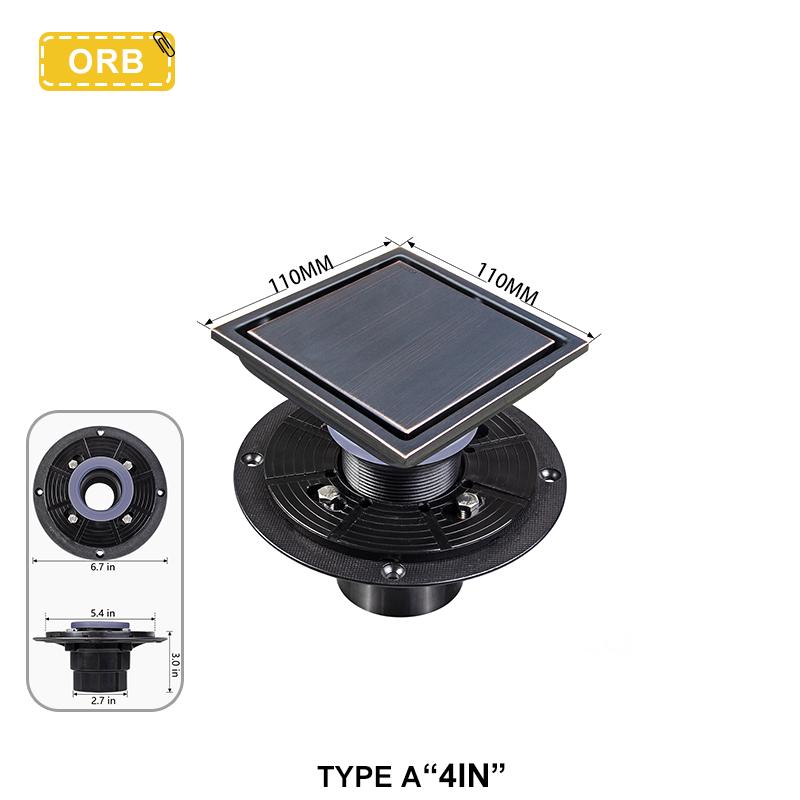 Sifon de Pardoseală Pătrat Inoxidabil Invizibil Deodorant Filtru de Gunoi Sifon Sifon de Pardoseală Duș Filtru de Apă Accesorii Baie