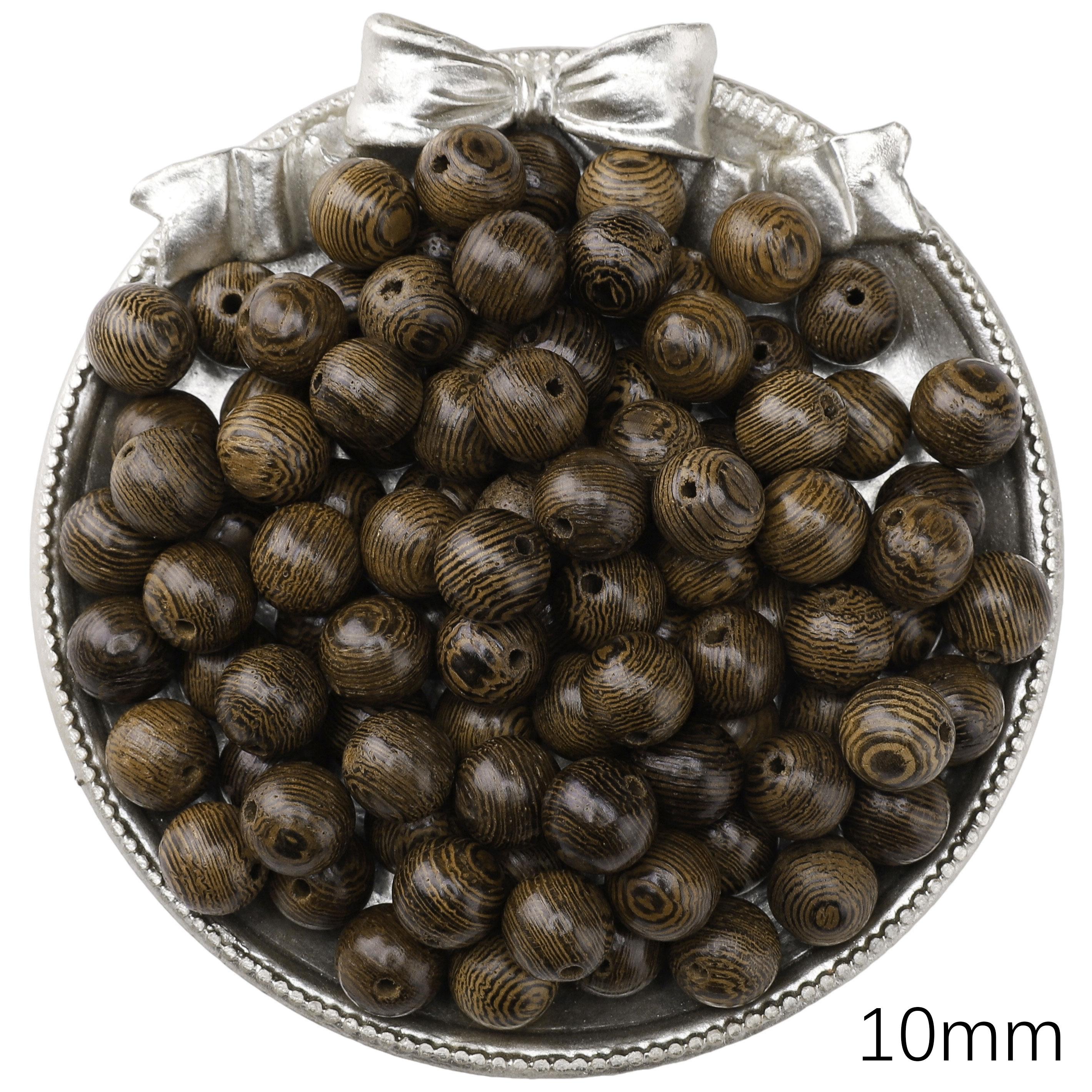 

Деревянные круглые бусины для изготовления украшений своими руками, браслетов, ожерелий Wing wood 10mm 20pcs