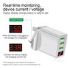 5V 3A Charger Display High Compatibility Head Digital ABS Portable 3-USB Charger Head