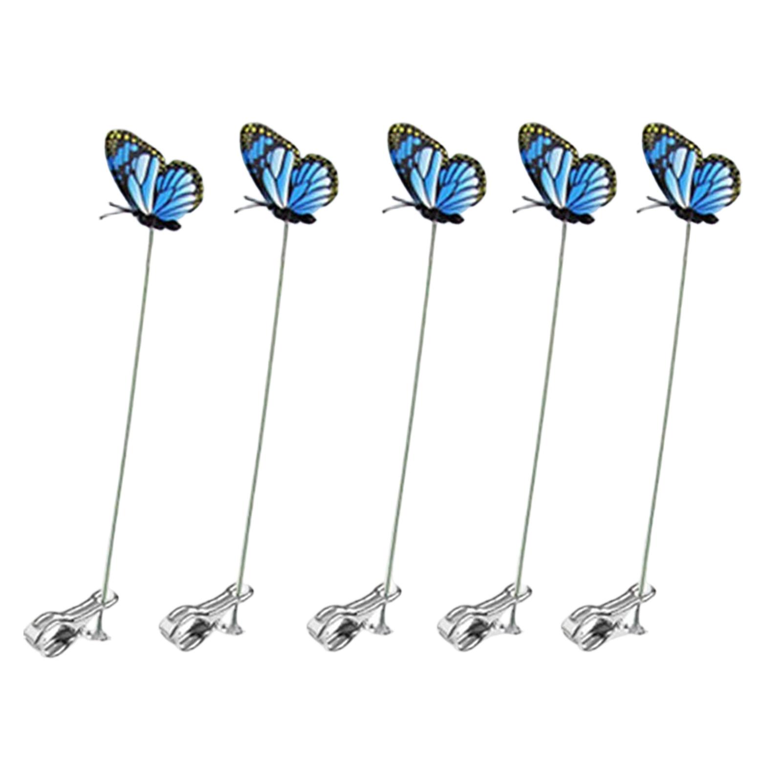 

Simulated Butterfly Clips For Outdoor Grassland Garden Decoration, PVC Butterfly Clips For Garden Flower Arrangement Series Decoration. One Size