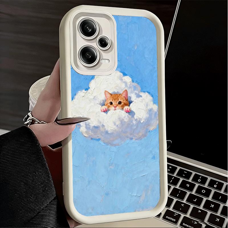 Cat Cute Kitten Cartoon Soft Phone Case for Xiaomi Redmi Note 15 14 13 12 11 Pro Plus 10S 11S 4G 11T 5G Shell Silicone Funda