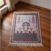 Forest Fox Shadow Carpet Rectangular Tassel Carpet Kitchen Carpet Corridor Living Room Area Carpet Carpet Floor Mat and Carpet