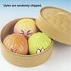 3/4Pcs Kitchen Party Favor Gift Mini Cute Stress Balls With Creative Transparent Dumpling Shape For Home Desk Decor