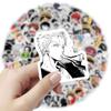 120 pieces of One Piece-themed cartoon anime peripheral stickers for mobile phone screen decoration - waterproof decals