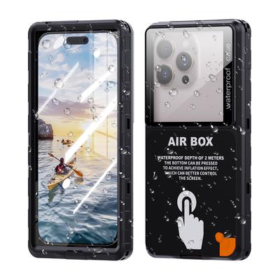 מארז טלפון יוקרתי עמיד למים IP68 עבור Xiaomi Poco X7 X6 X5 X4 X3 M7 M6 M5s M5 M4 M3 Pro 5G GT NFC כיסוי מלא 360 AirBox Max