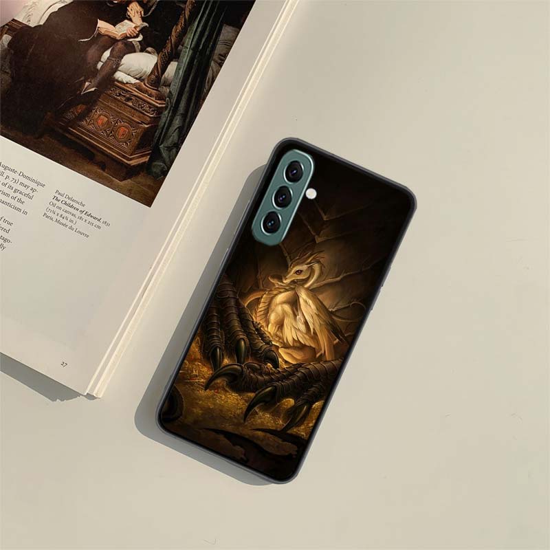F-Fourth W-Wing Dragon Phone Case for Samsung A54 A14 A24 A34 A17 A37 A57 A55 A35 A25 A15 A07 A05S A04S A12 A22 A32 A52S A72 Gal