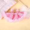 Cute Lace Skirt for 10cm-15cm Cotton Doll Accessories DIY Dress Up Plush Doll Suspender Skirt Adorable Children Toys Gift