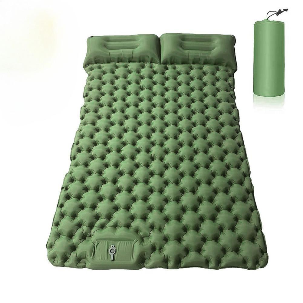 Camping Backpacking Air Mattress Outdoor Sleeping Pad with Foot Pump Air Pillow