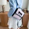 Casual commuter small backpack women's new fashion popular bow backpack college student handbag