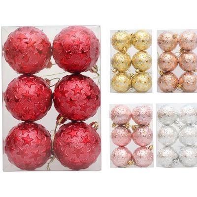 10 Boxes Christmas Tree Hanging Pendants Electroplated Baubles for Holiday Decoration Indoor and Outdoor Ornaments