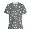 Colorful Star Graphic T-shirt For Men 3D Printed Pentagram T Shirt Casual Tops Short Sleeves Street Loose Round Neck Tee Shirts