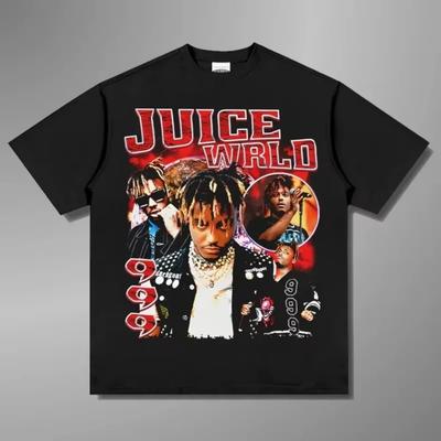 American Street Hip Hop Cotton T-shirt Rapper Classic Printed Short Sleeves Women Tee Casual Loose Oversize Man Women Unisex Top