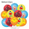Circus Theme Clown Birthday Party Decoration Tableware Cup Plate Balloon Backdrop Baby Shower Kids Birthday Party Supplies Toy