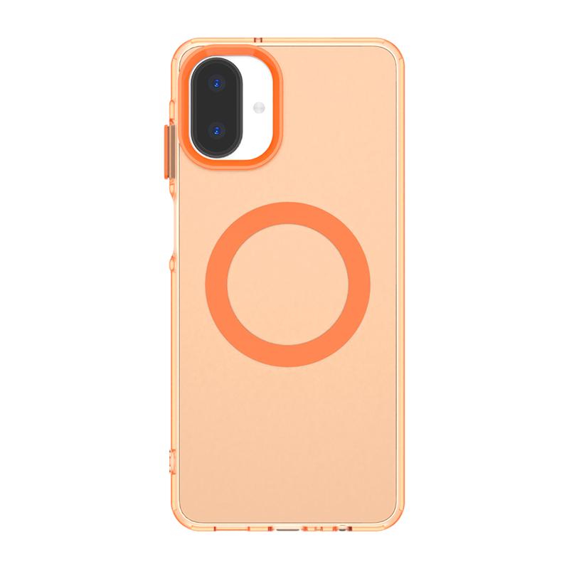 Magnetic Adsorption Wireless Charge Clear Case For Samsung Galaxy A07 Transparent Back Case For Samsung A07 Case For Samsung A07