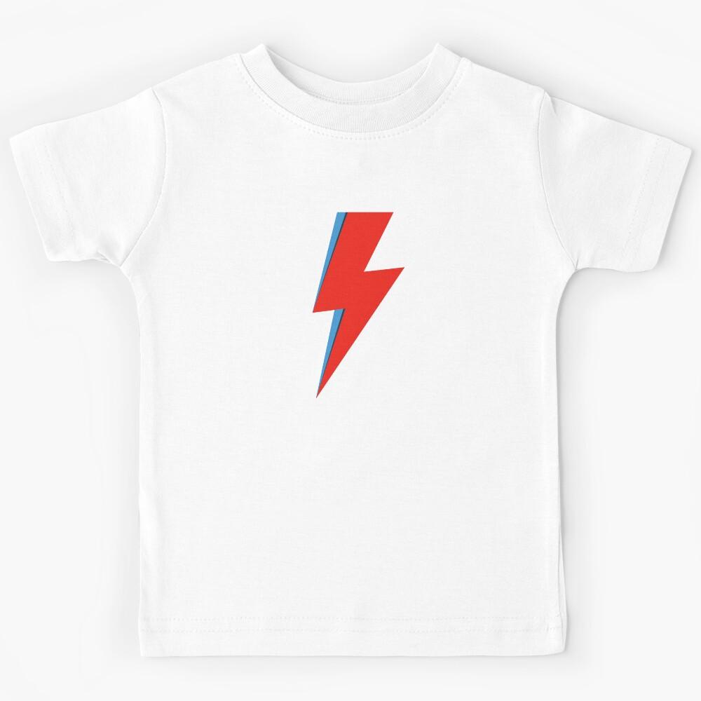 Ziggy Stardust David Bowie Lightning Bolt Kids T-Shirt 110