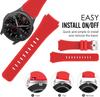Classic 22mm Silicone Strap For Samsung Galaxy Watch 3 45mm/Huawei Watch 3/GT2 Soft Sport Bracelet Wristband For Amazfit GTR 47mm Correa