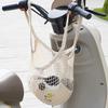 Motorcycle Helmets Luggage Net Scooter Storage Mesh Bag MTB Cycling Handlebar Tube Hanging Baggage Bag Motorcycle Accessories