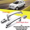 For Chevrolet Captiva Sport/Aveo/Saturn 1/2/4 Pcs Front Left with Keyhole Front Right/Rear Chrome ABS Door Outer Handle Covers