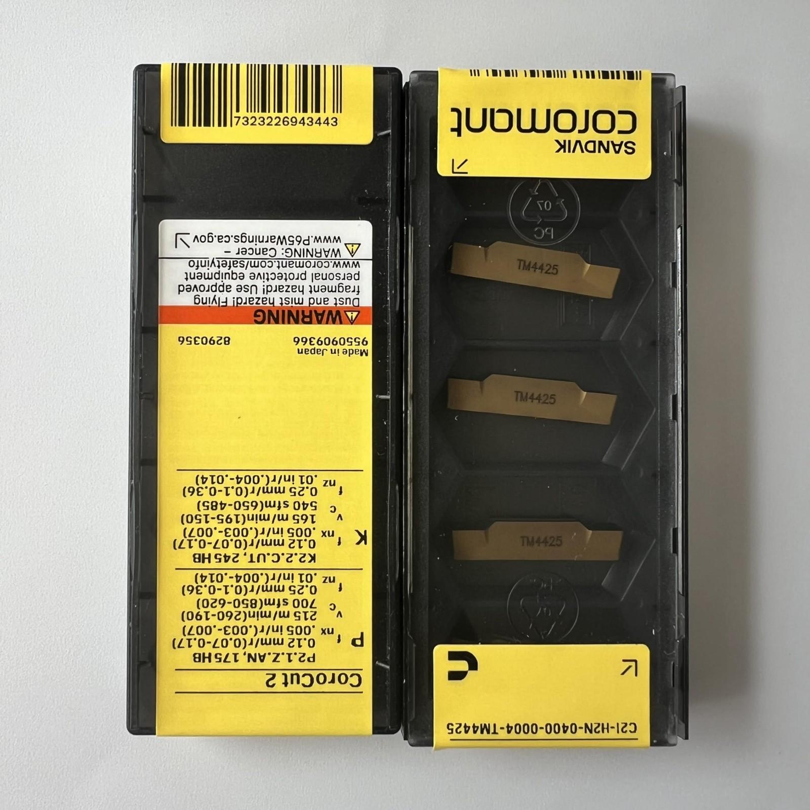 

SANDVIK / C2I-H2N-0400-0004-TM 4425 / Original Swedish hard alloy blade 5 Pcs