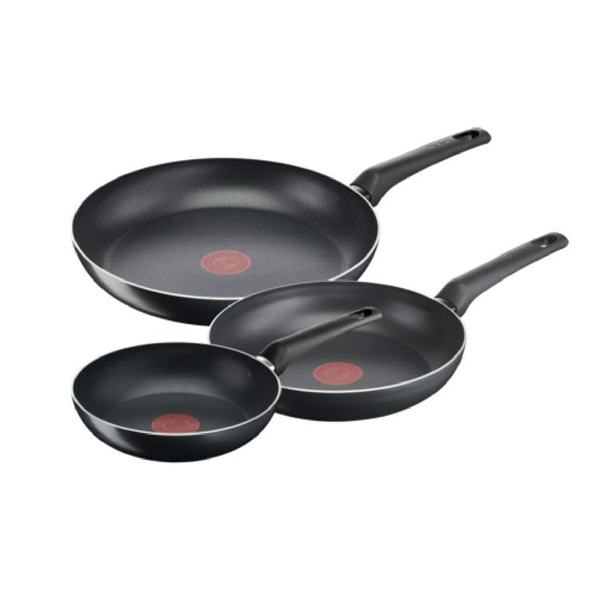 

Set of Frying Pans Tefal B5569153 Black Aluminum (3 Units)