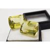 Stunning Yellow Sapphire Natural Fancy Cushion Cut 26-27 Ct Pair Loose Gemstone