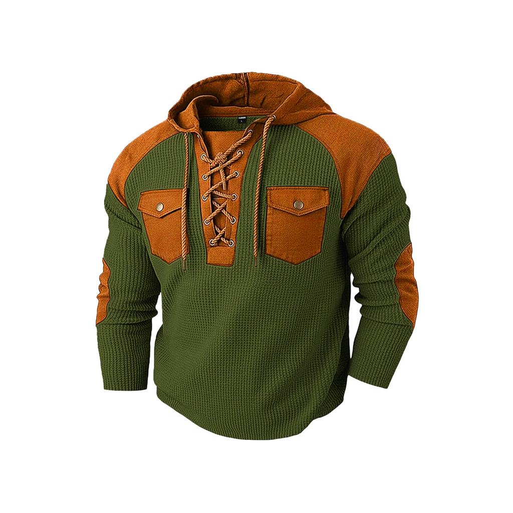 Men's Hoodie Sweatshirt Fall Winter New Casual Pullover with Drawstring Pockets Comfortable