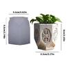 Church Relief Silicone Jewelry Container Flower Pot Mold For DIY Resin Crafts Gifts And Home Decoration Projects