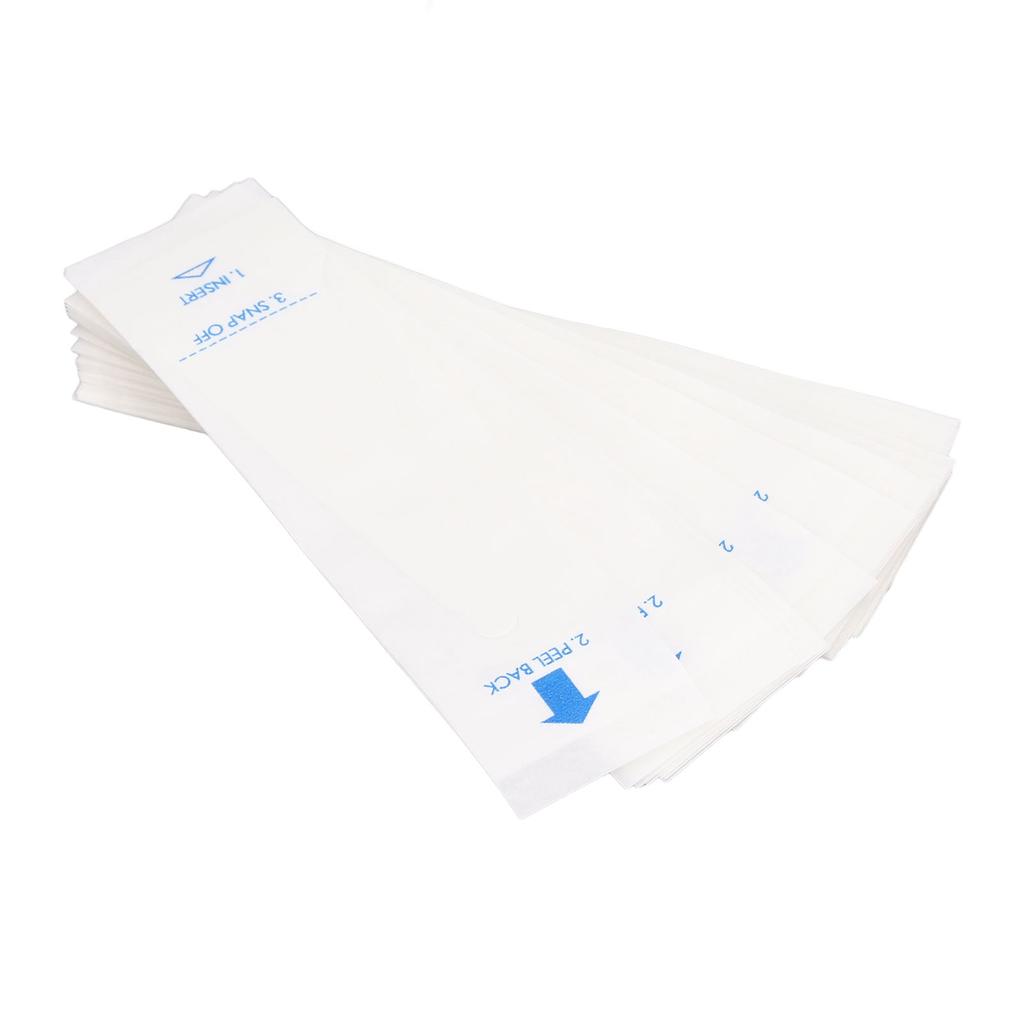 50PCS Thermometer Probe Cover PE Film Paper 9.5x2.5cm Disposable Accurate Reliable Thermometer