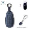 Compatible Key Case for GAC AION Y & Trumpchi GS Models (GS3, GS4, GS5, GS6m) with Suede Shell and Buckle Design
