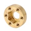 4PCS RC Wheel Hex Hub Adapter 1.9 2.2in Rustproof Widen Brass Wheel Weights for RC Crawler 9mm / 0.35in