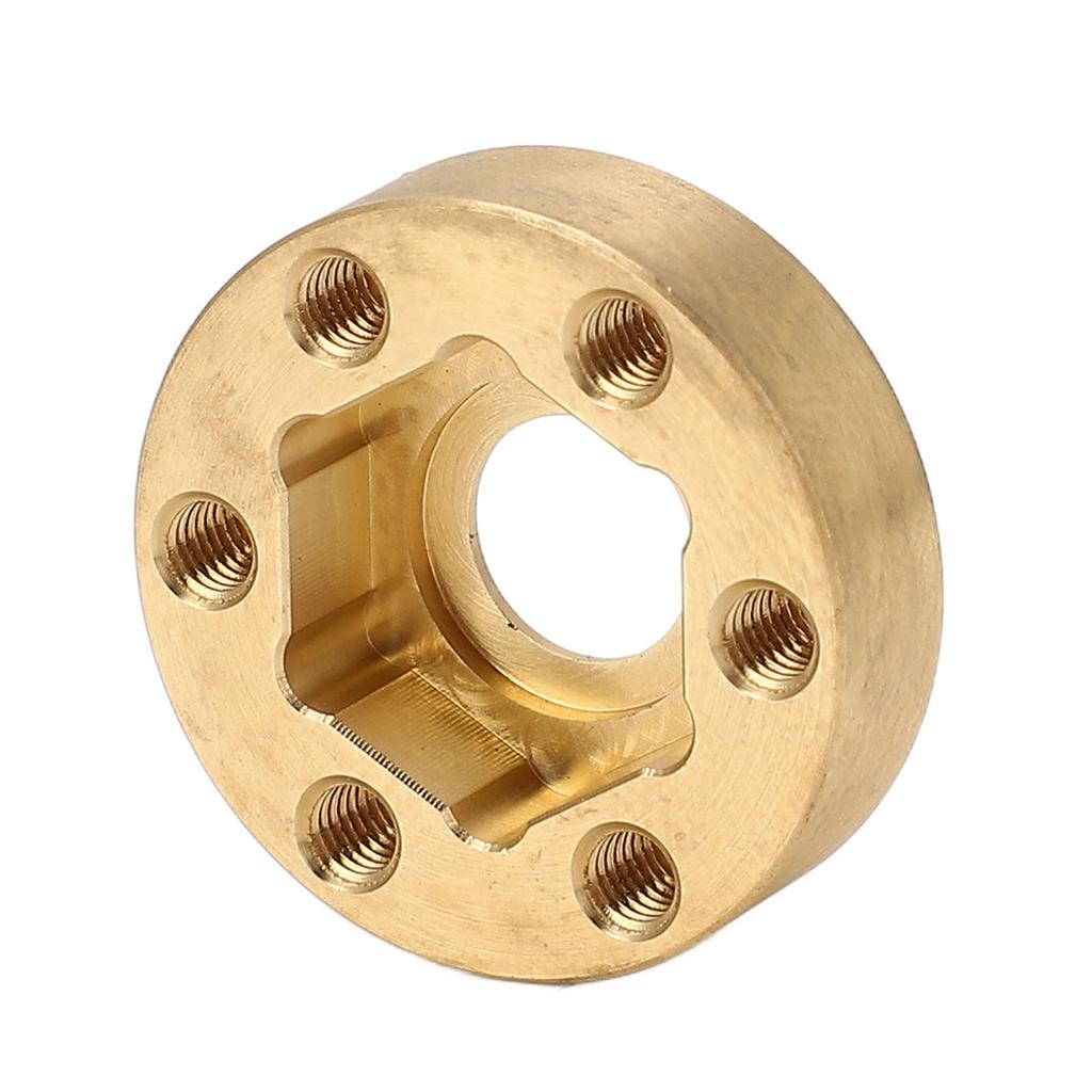 4PCS RC Wheel Hex Hub Adapter 1.9 2.2in Rustproof Widen Brass Wheel Weights for RC Crawler 9mm / 0.35in