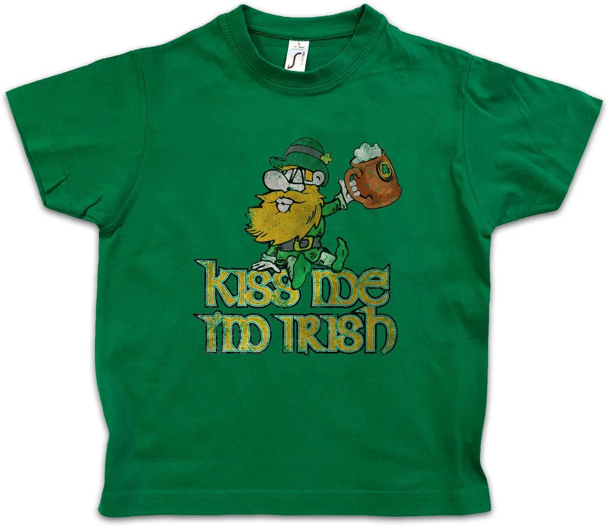 KISS ME I M IRISH VINTAGE Kids Boys kids boys T-Shirt Ireland Beer Fun Belfast Dublin 130