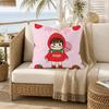 Milchige Peko Chan Kissenhülle für Sofa Wohnzimmer Heimbüro Dekoration Schutzhülle