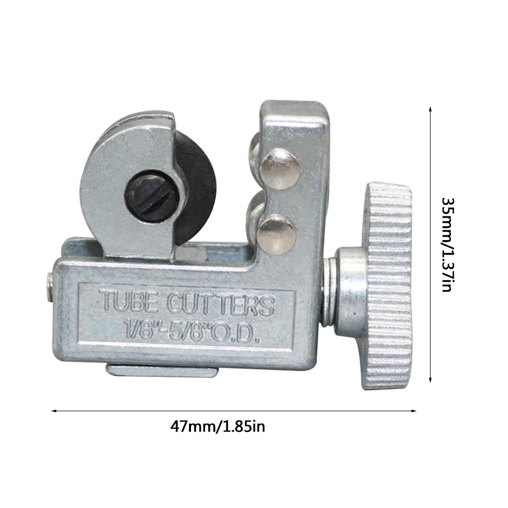 Mini Pipe Tube Cutter 1/8 to 5/8 Inch Tubing Cutter - for Copper Aluminum PVC