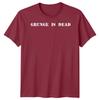 Grunge Is Dead Musik Grunge Unisex T-Shirt Unisex Grafik T-Shirt Vintage Stil