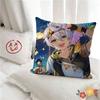 pc Bennett Genshin Impact Pillow Case Fashion Square Pillowcase Bedroom Sofa Room Ins Decoration Leisure