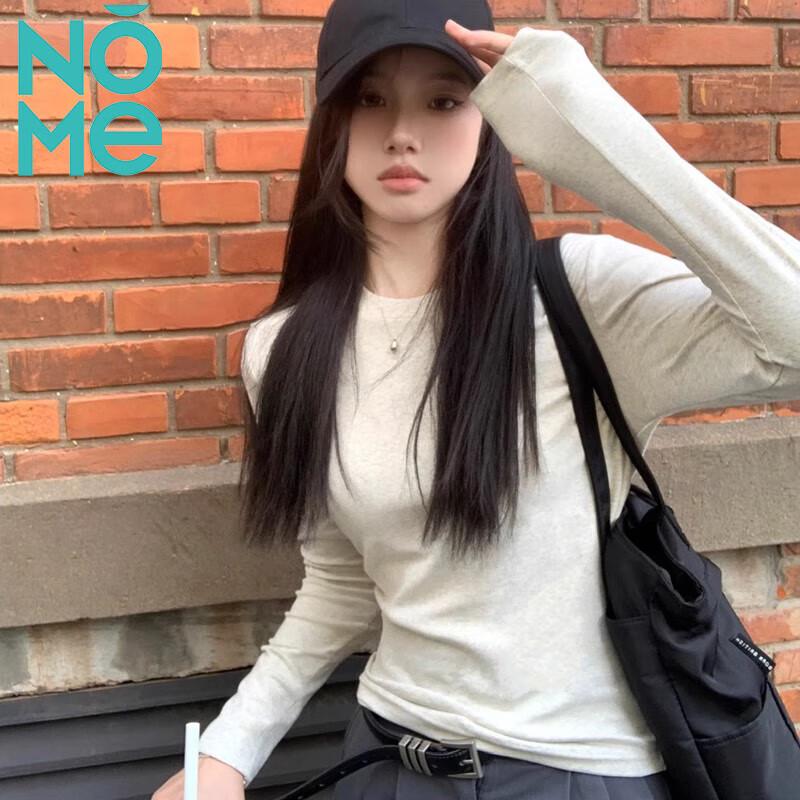 NOMe Women s Slim Fit Ribbed Long Sleeve T-Shirt XL