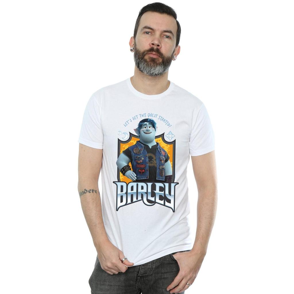 Disney Mens Onward Barley Pose T-Shirt