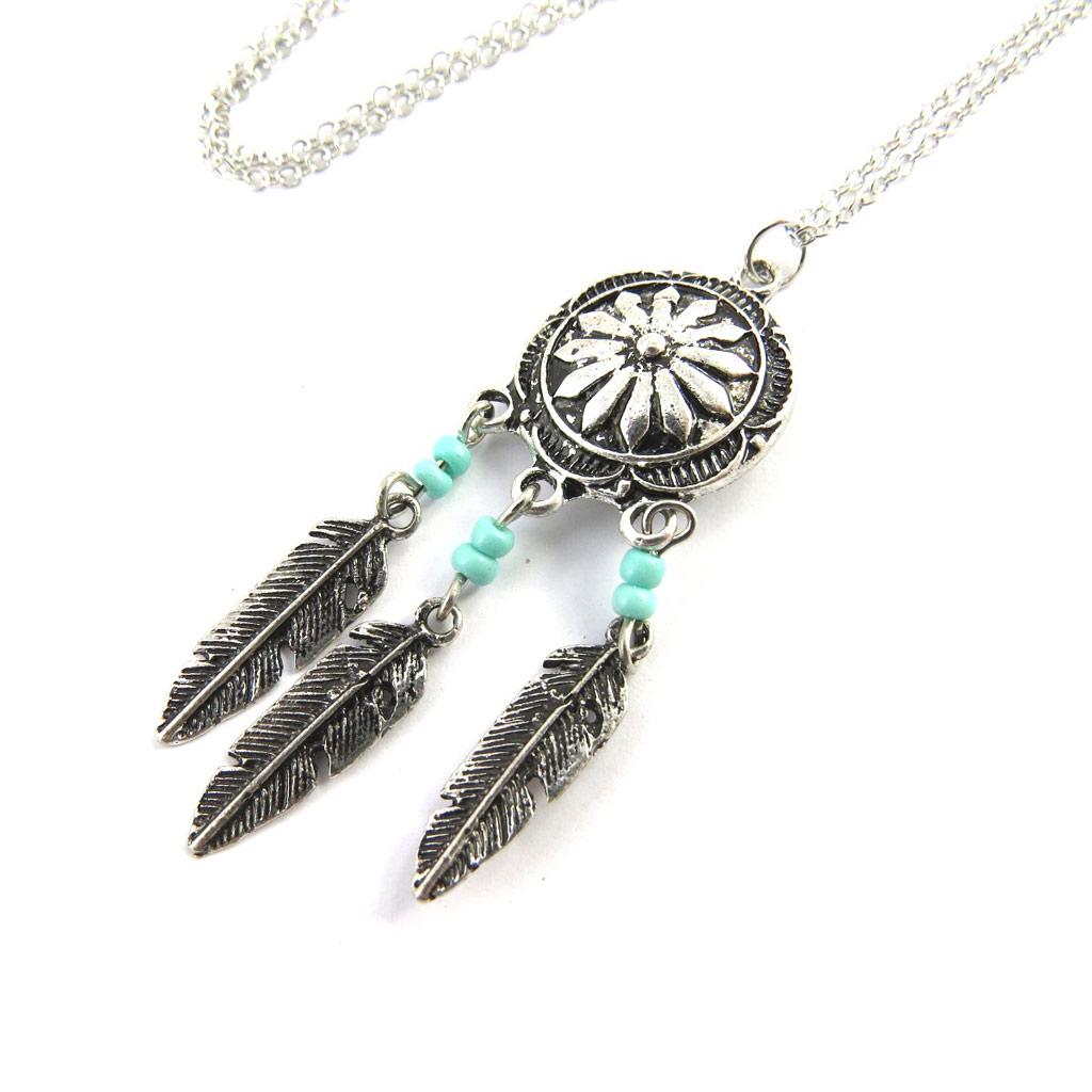 Les Trésors De Lily [M6166] - Turquoise 'Navajos' Long Necklace