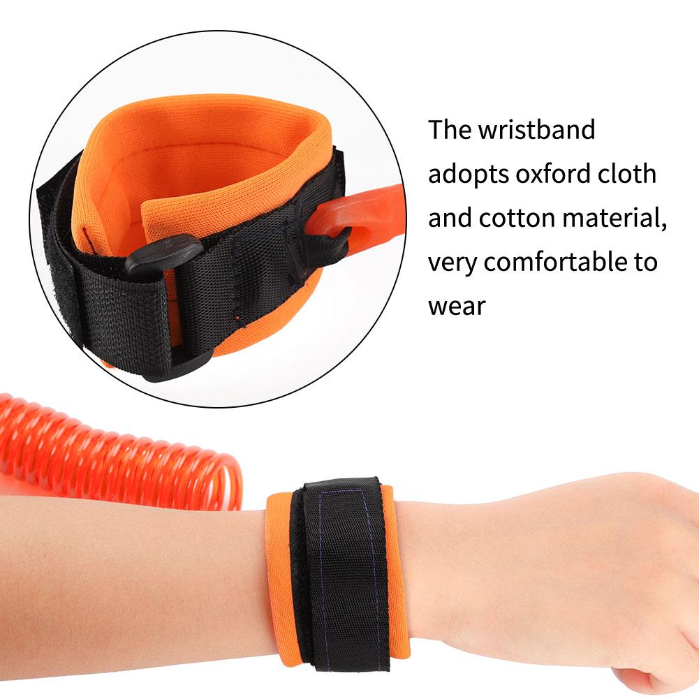 Kids Anti Lost Rope Elastic Adult Children Wristband Link Assurance(Blue)