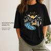 WoUnisexs Mountain Camping Graphic T Shirt 100 Cotton Oversized Crew Neck Short Sleeve Outdoor Adventure Tee