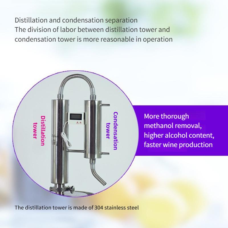 304 Stainless Steel Alcohol Distiller Large Capacity  Homemade Essential Oil Machine Household DIY Brewing Equipment