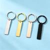 Stainless Steel Laser Engraved UV Color Metal Keychain Gift