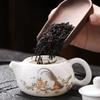 160ML Elegant Jade-White Ceramic Xishi Teapot – Classic Chinese Teaware for Home Brewing & Daily Tea Rituals