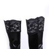 Dames Olie Glanzende Kousen Pvc Latex Kousen Sexy Fetisj Lange Middel Hoge Sokken Dames Clubkleding Cosplay Kostuums Te Dragen Met Jurk