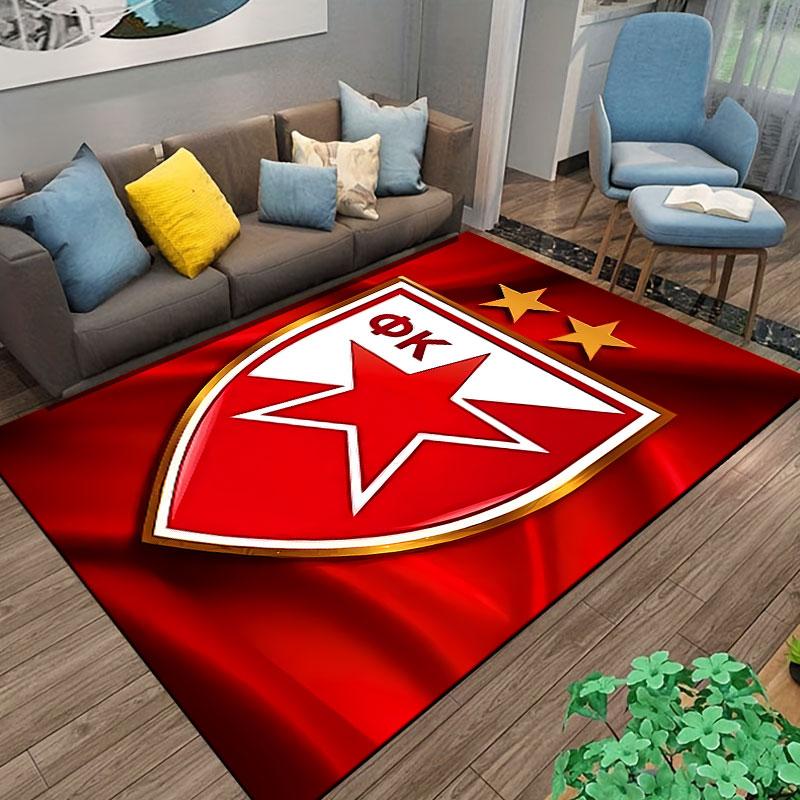 Red Star Emblem Design suitable as a non-slip mat for the living room or bedroom sofa