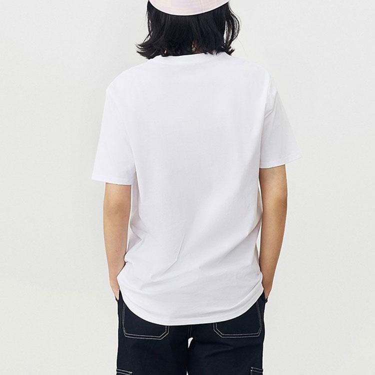 Vans Floral Print Loose Casual Short Sleeve T-Shirt Men tops White VN0A54KTWHT