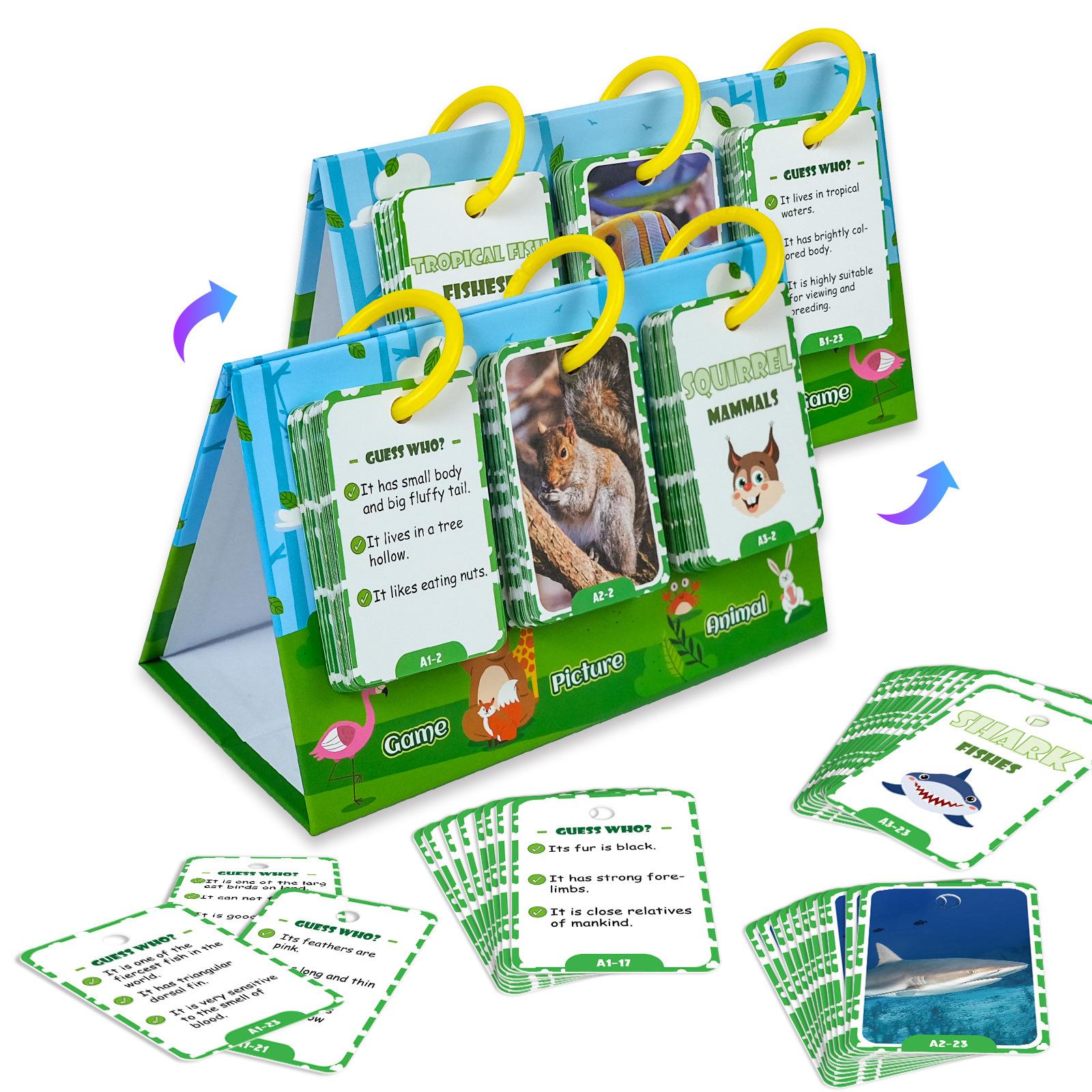 

69 Realistic Animal Education Cards Animal Cognition Early Education Enlightenment Word Cognition Cards Parent-Child Interaction